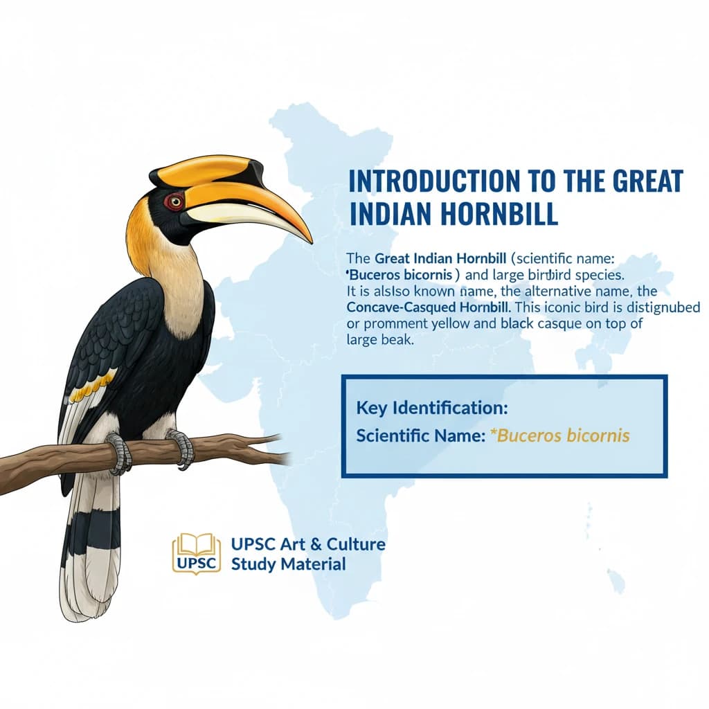 Great Indian Hornbill: Distribution, Habitat, and Significance