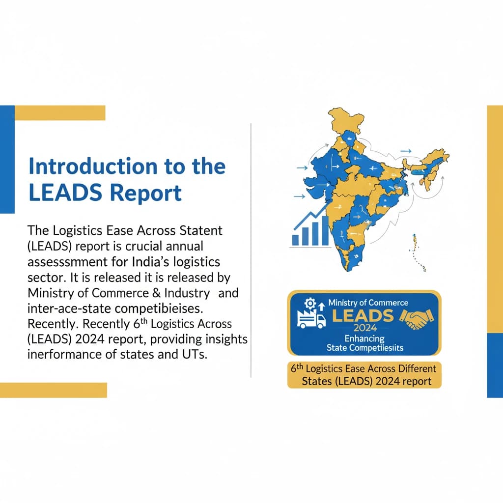 Industries & Key Reports: LEADS, B-READY, Jute Reforms & Land Digitisation