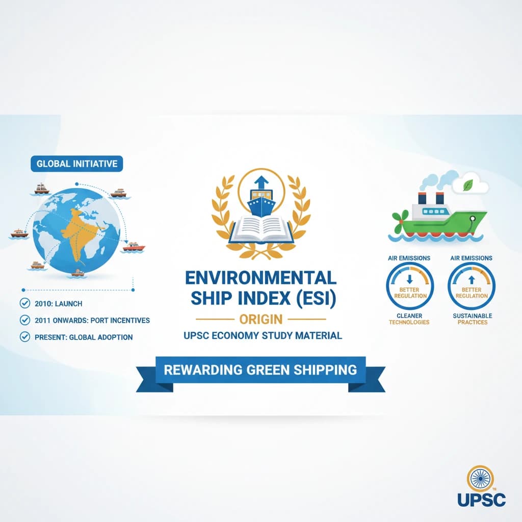 Origin and Evolution of the Environmental Ship Index (ESI)