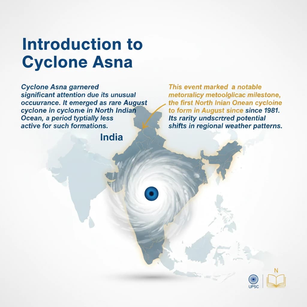 Cyclone Asna: First August Cyclone Since 1981 (Pakistan)