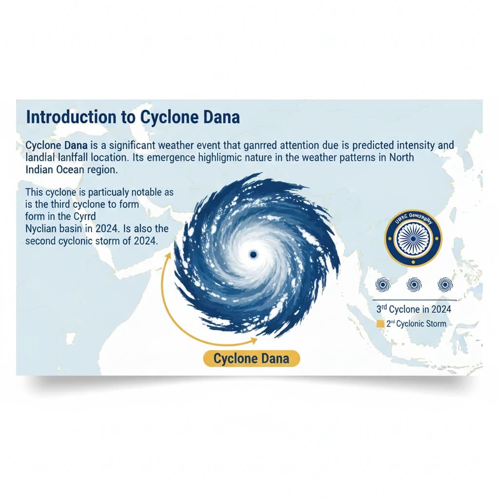 Cyclone Dana: Formation, Impact, and Significance for India