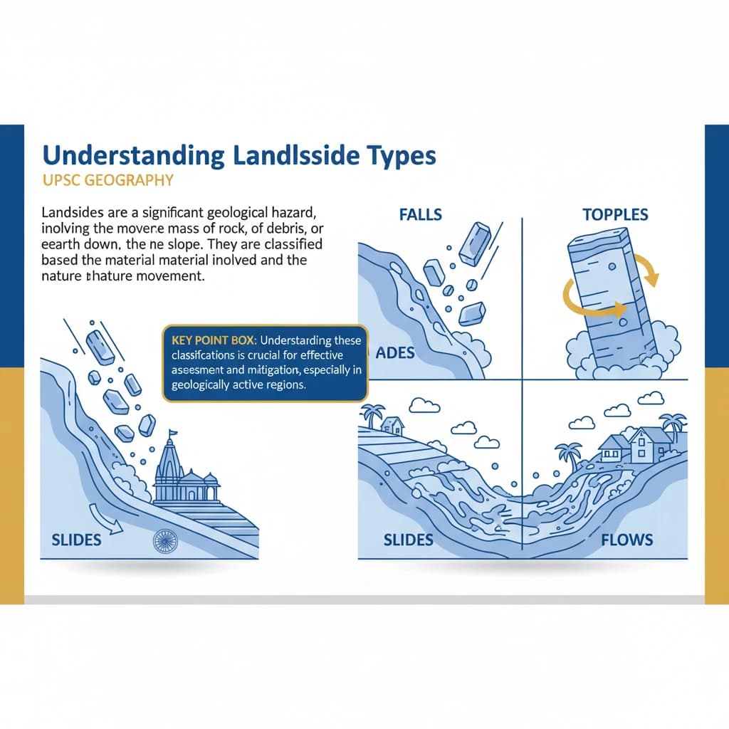 Types of landslides