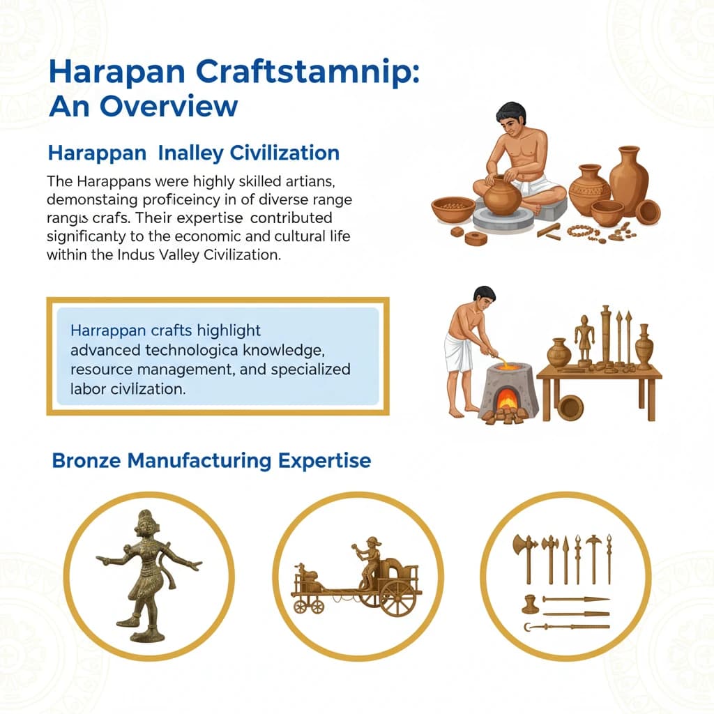 Harappan Crafts: Bronze, Textiles, Pottery, and Jewellery