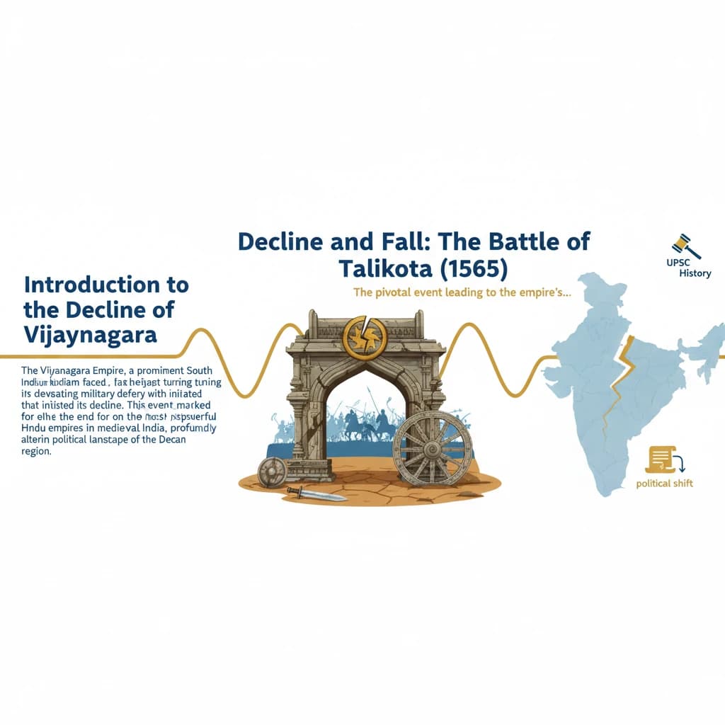 Vijayanagara Empire: Decline After the Battle of Talikota, 1565