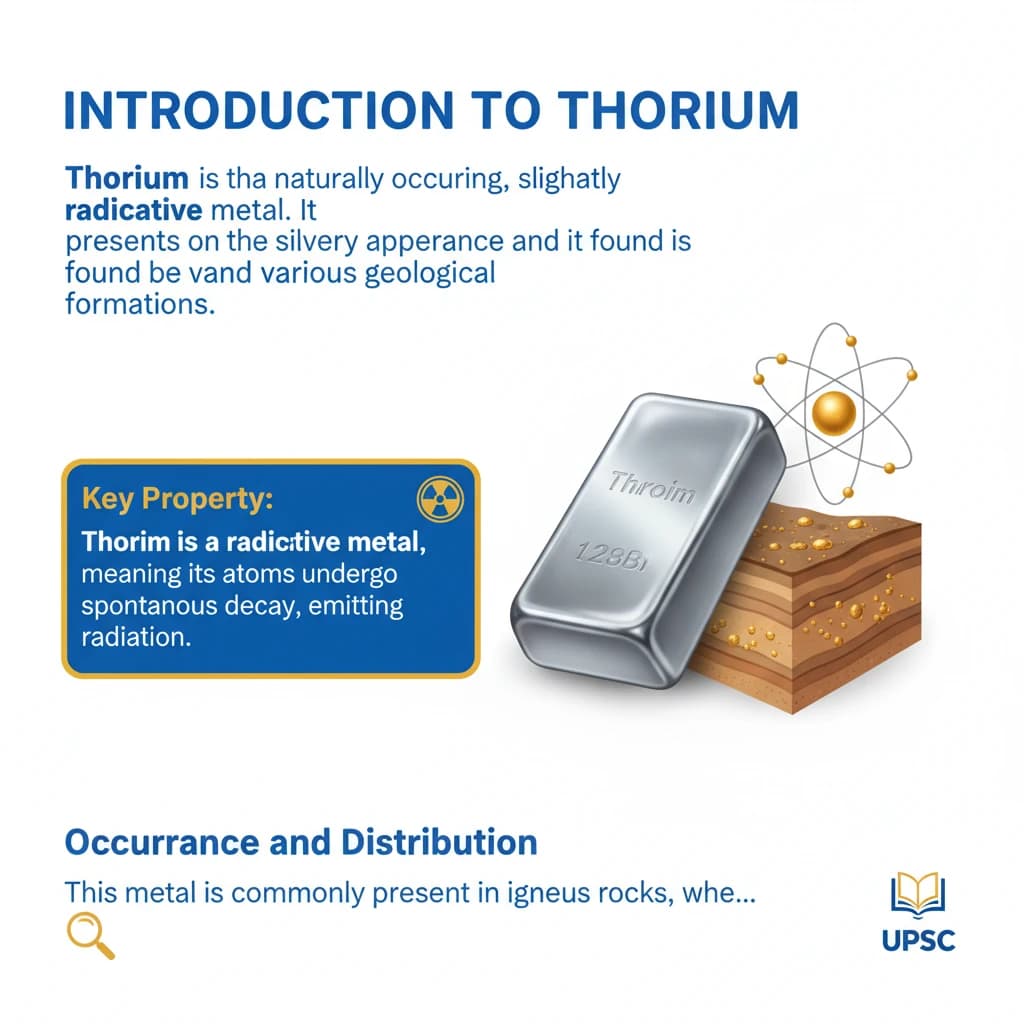 Thorium: Properties, Abundance, and Fissionability for UPSC