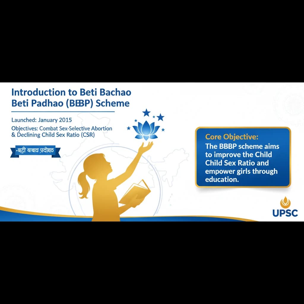 Beti Bachao Beti Padhao (BBBP) Scheme: Addressing Declining Child Sex Ratio