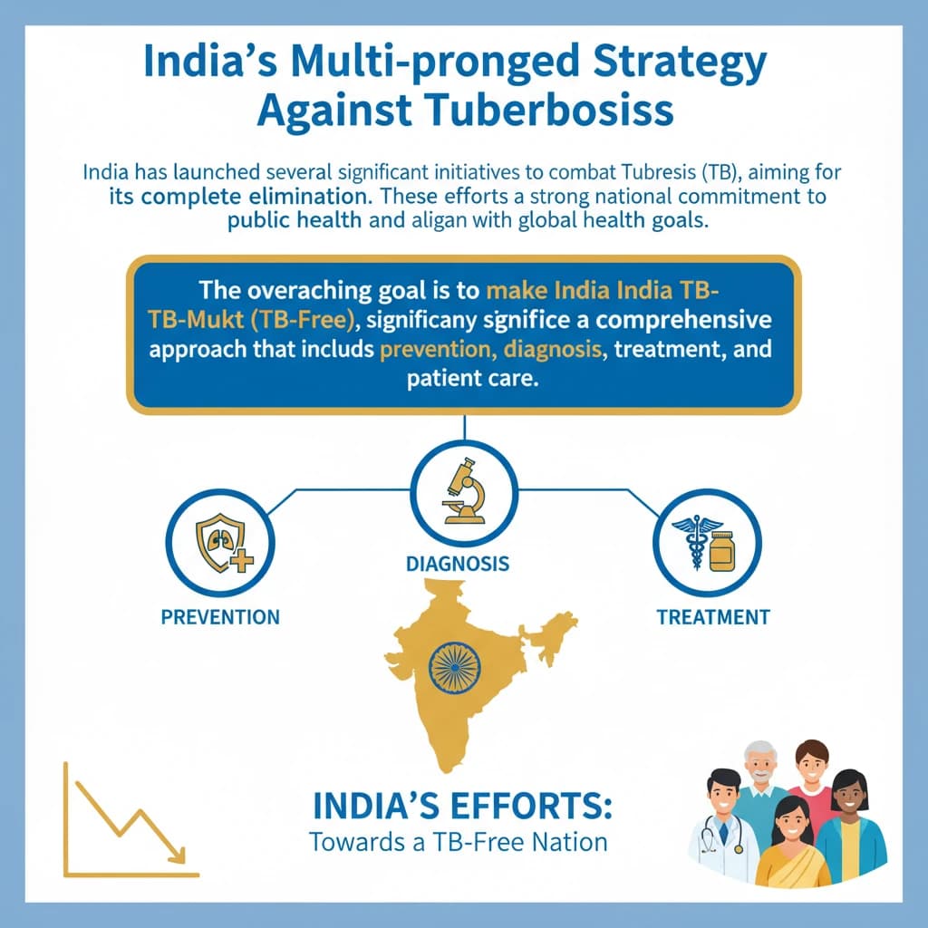 India's Efforts to Combat Tuberculosis: Key Programs & Initiatives