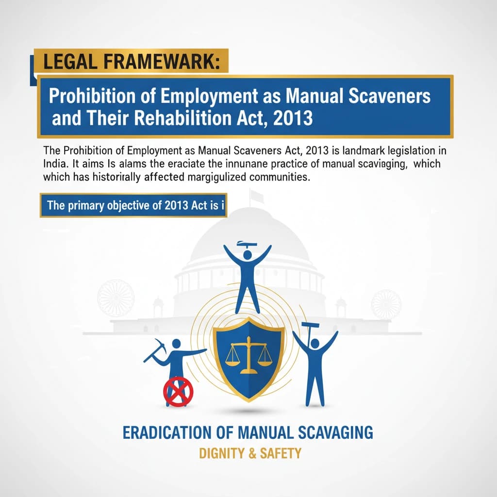 Manual Scavenging: Legal Framework & Rehabilitation Efforts