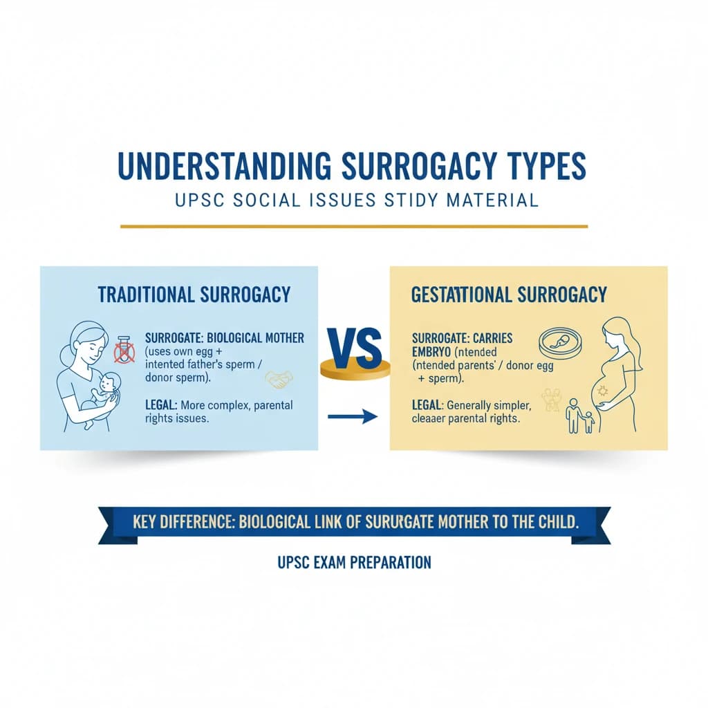 Surrogacy: Types - Traditional and Gestational
