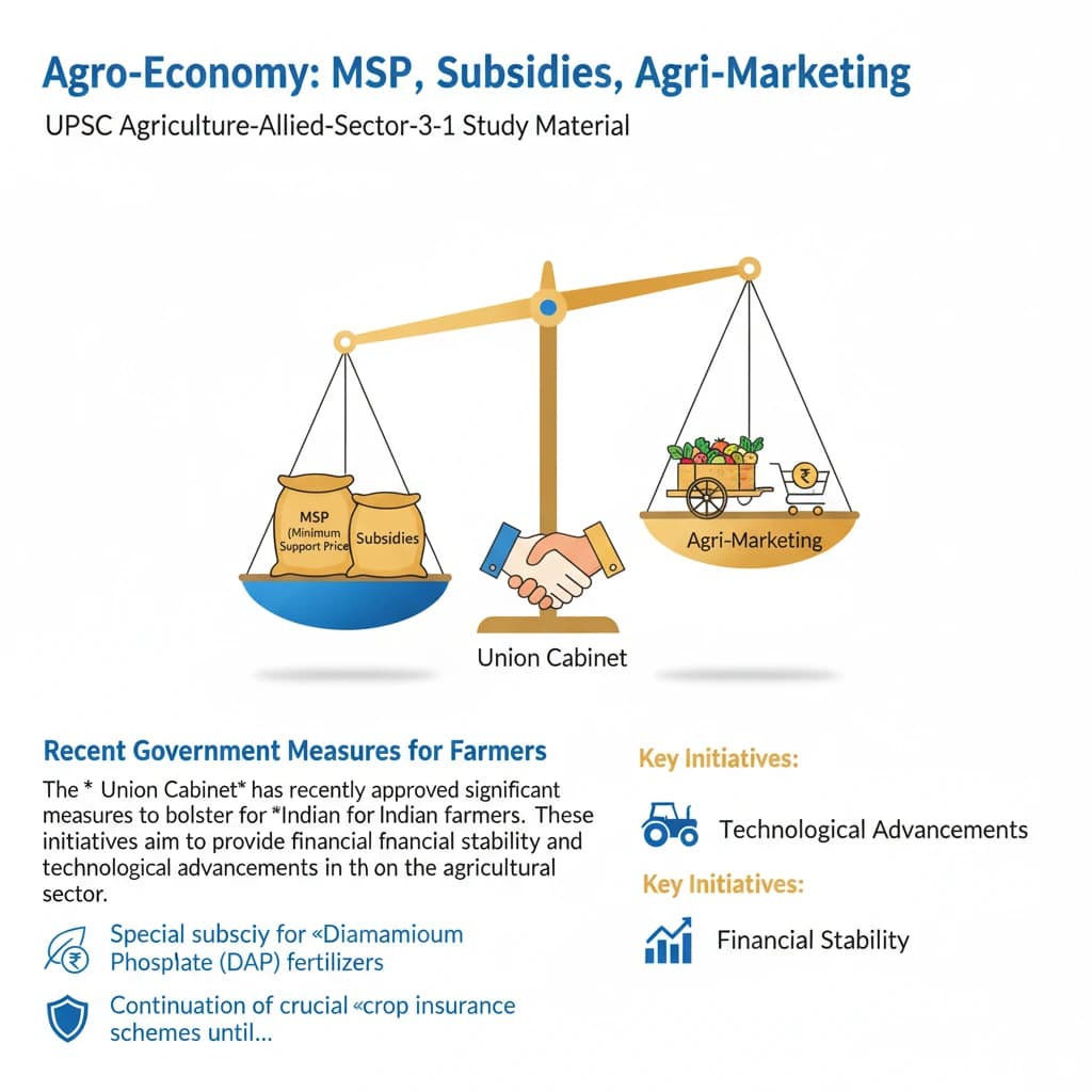 Agro-Economy: MSP, Subsidies, Agri-Marketing
