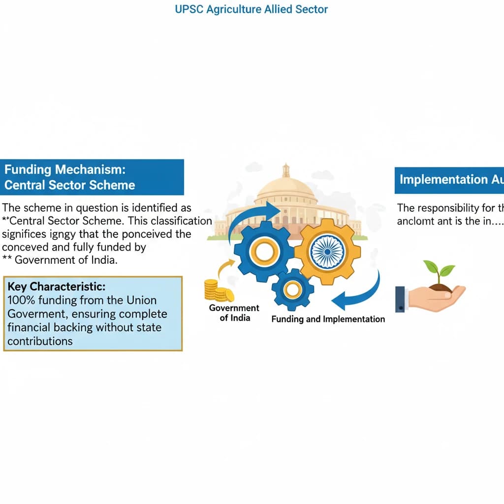 Funding & Implementation: Agriculture Ministry Schemes