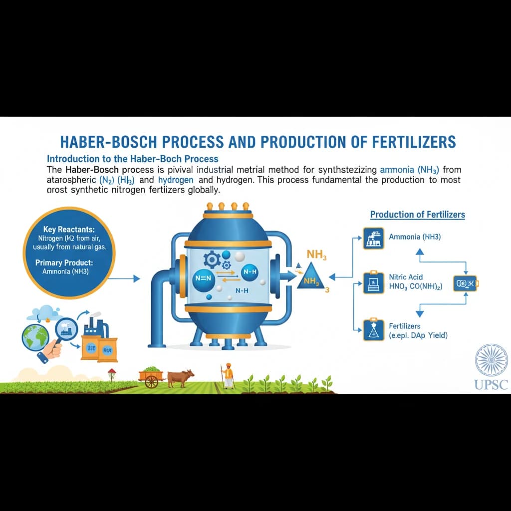 Haber-Bosch Process and Production of Fertilizers