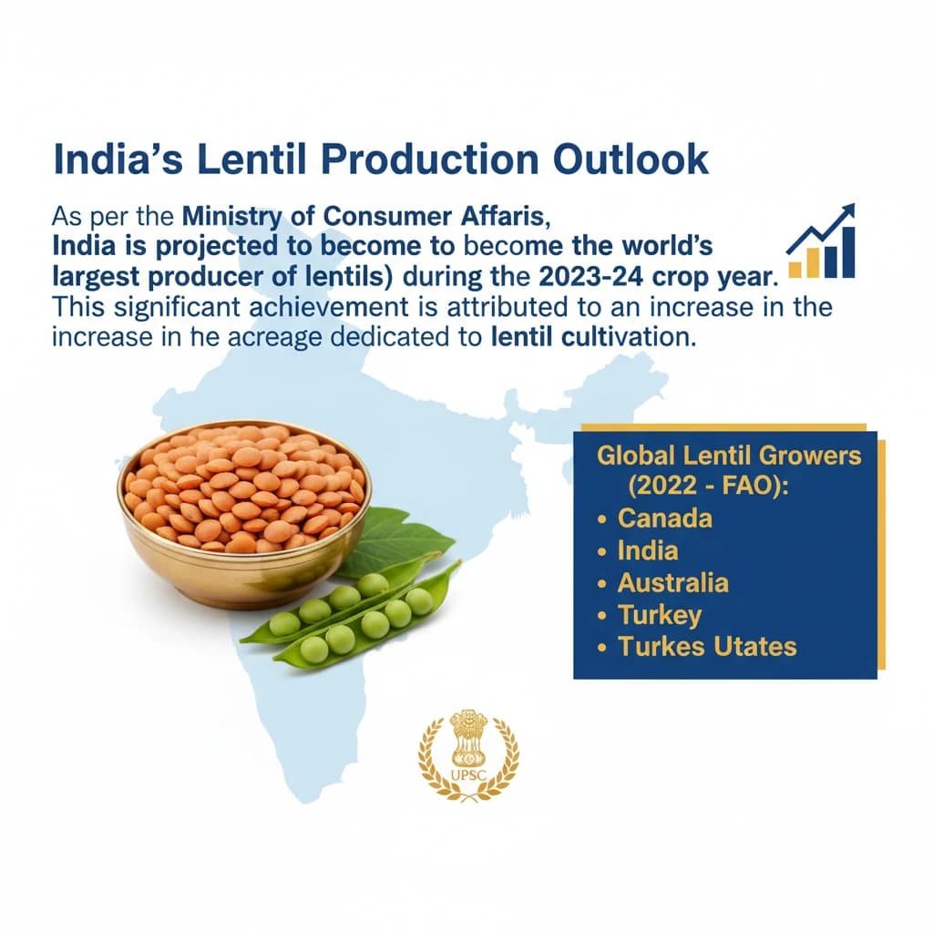 Lentil Production India