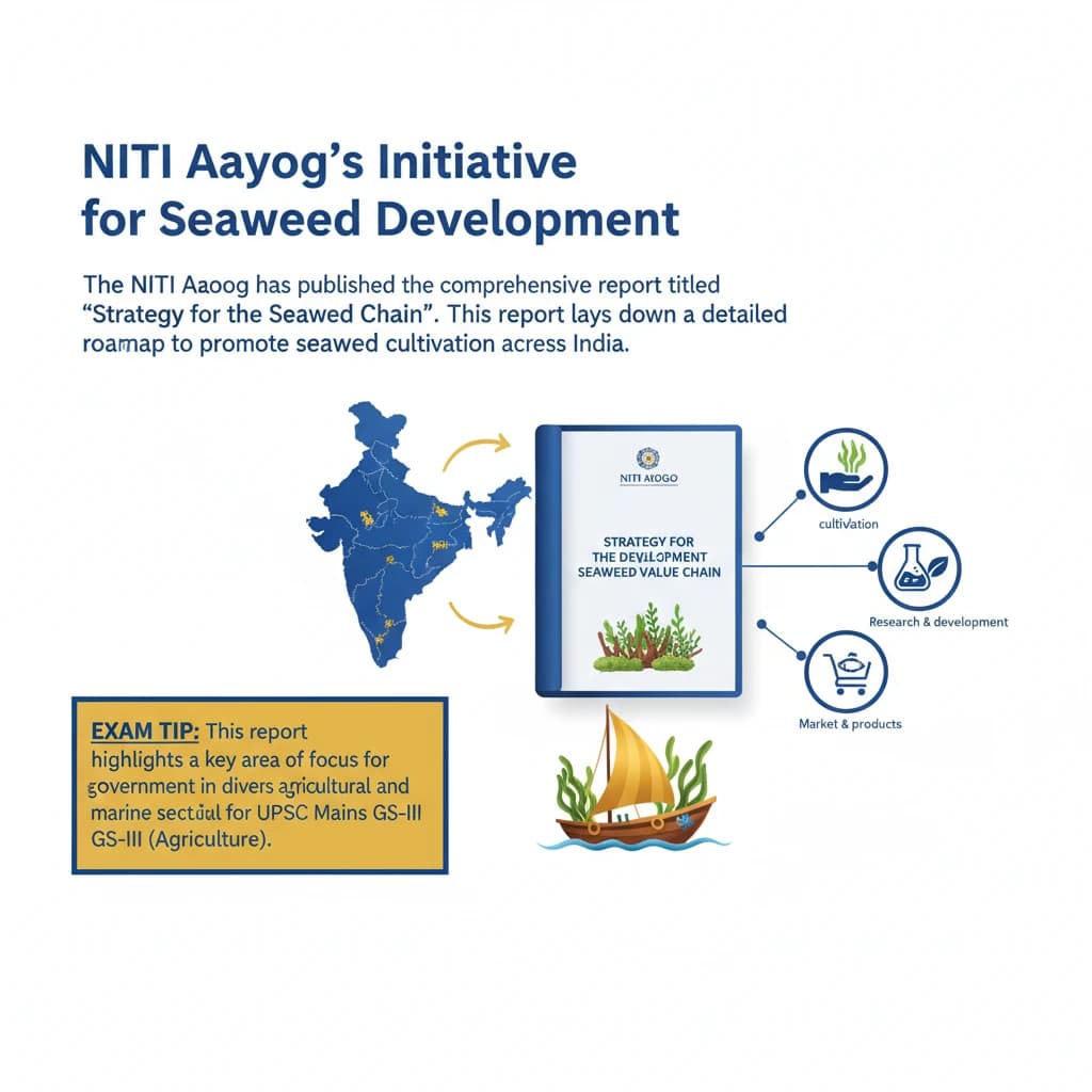 NITI Aayog Report on Seaweed Value Chain Development