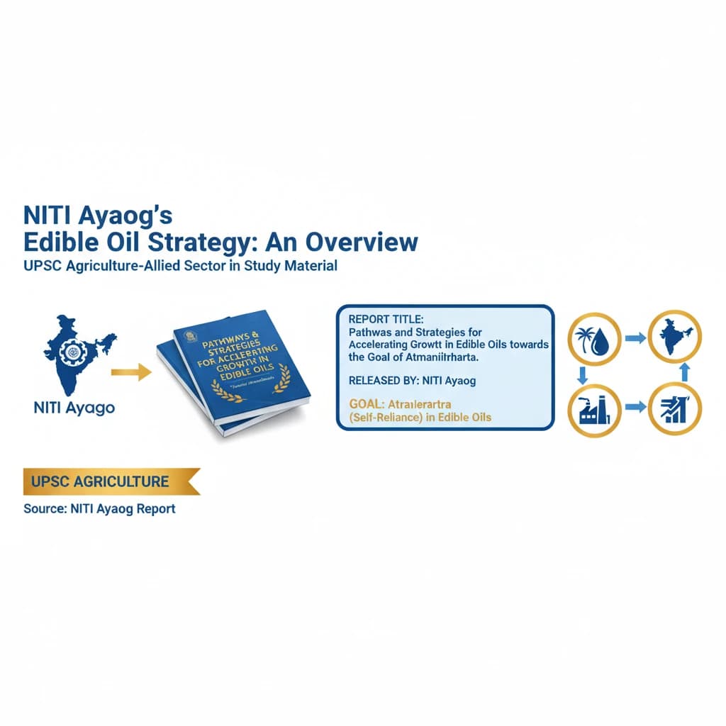 NITI Aayog’s Strategies for Growth in Edible Oils