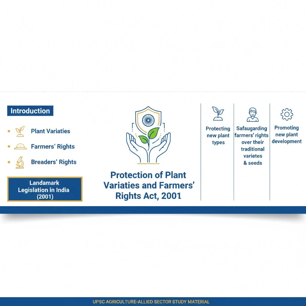 Protection of Plant Varieties and Farmers’ Rights Act, 2001