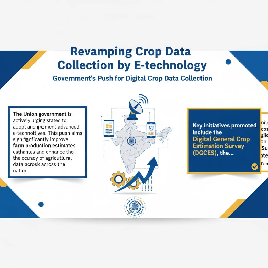 Revamping Crop Data Collection by E-technology