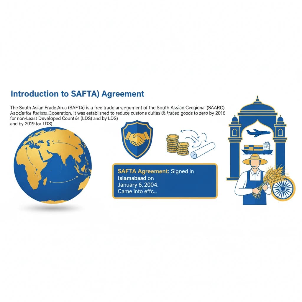 South Asian Free Trade Area (SAFTA) agreement