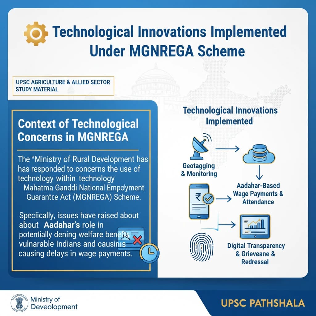 Technological Innovations Implemented Under MGNREGA Scheme