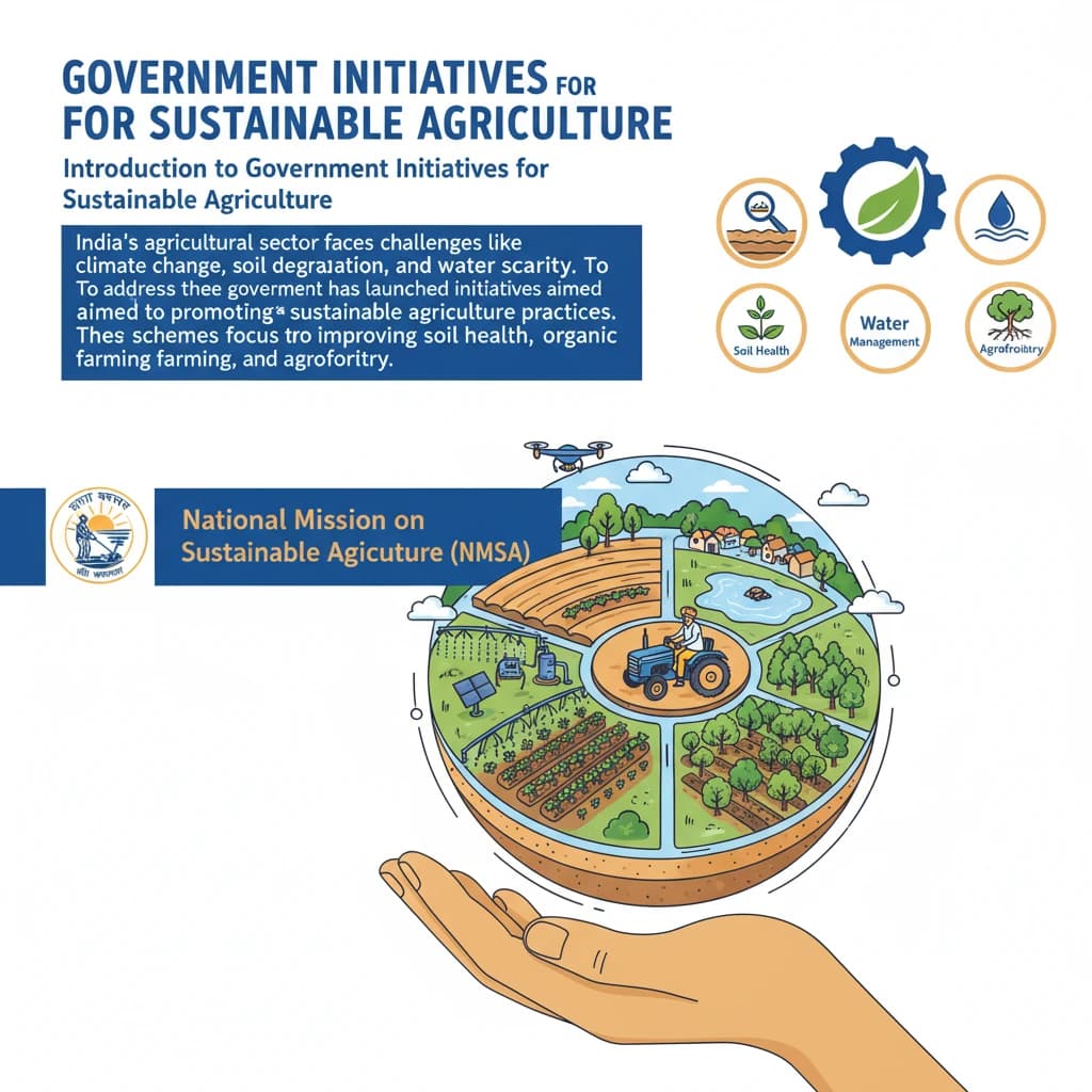 What are Government Initiatives for Sustainable Agriculture?