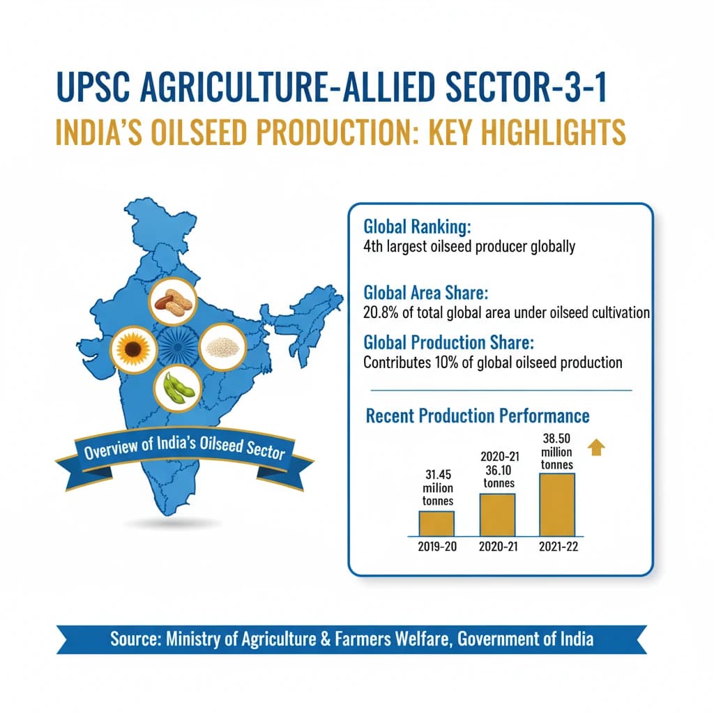 What are Key Highlights of India’s Oilseed Production?