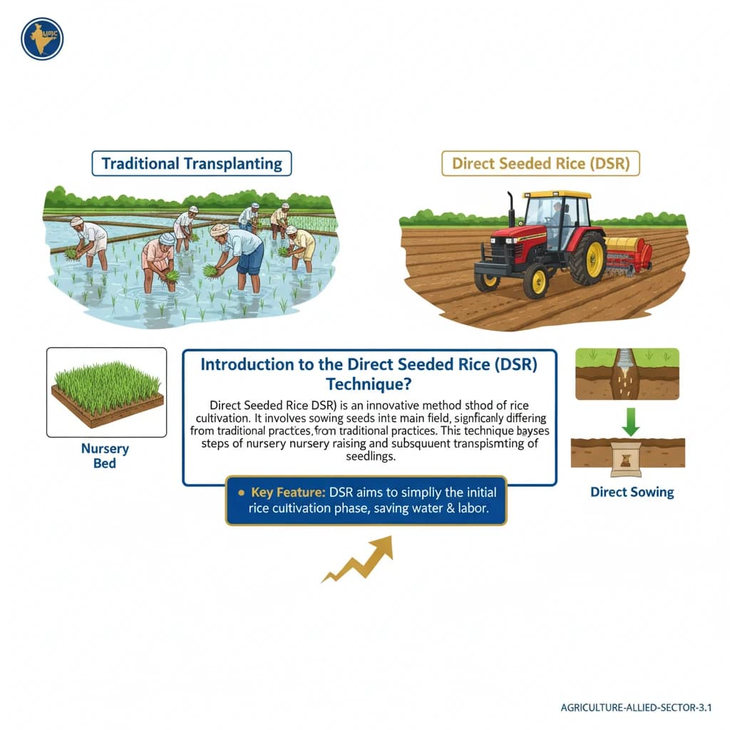 What is the DirectSeeded Rice (DSR) Technique?