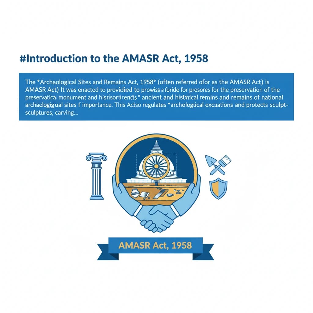 Archaeological Sites and Remains Act, 1958 (AMASR Act)