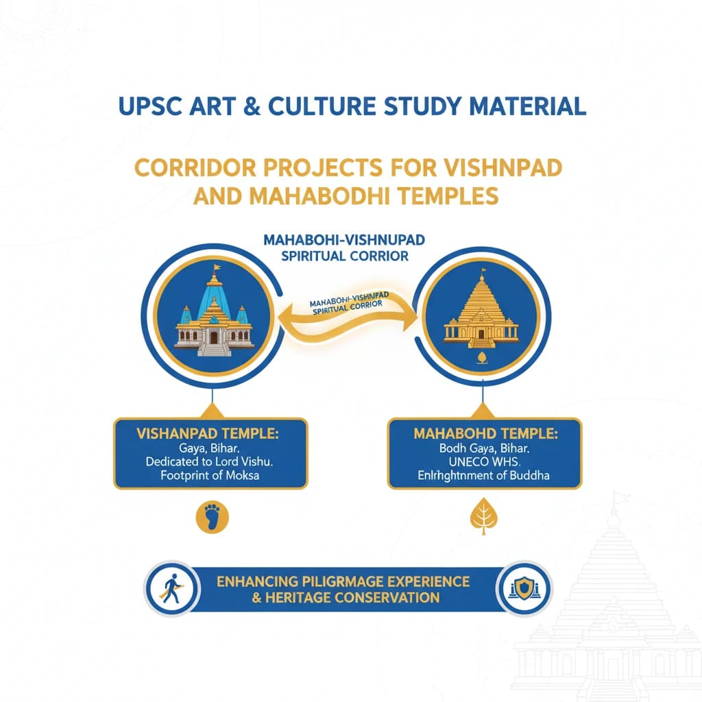 Corridor Projects for Vishnupad and Mahabodhi Temples