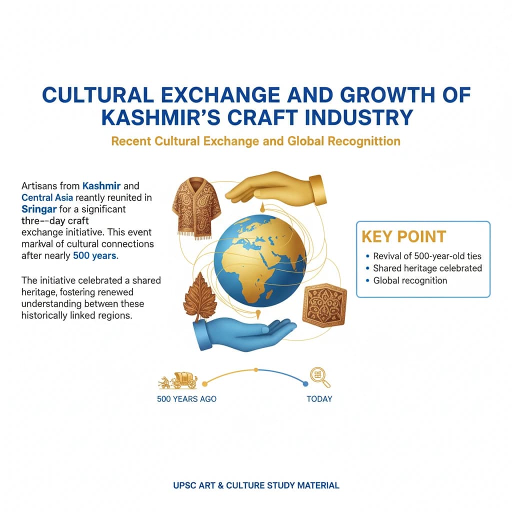 Cultural Exchange and Growth of Kashmir’s Craft Industry