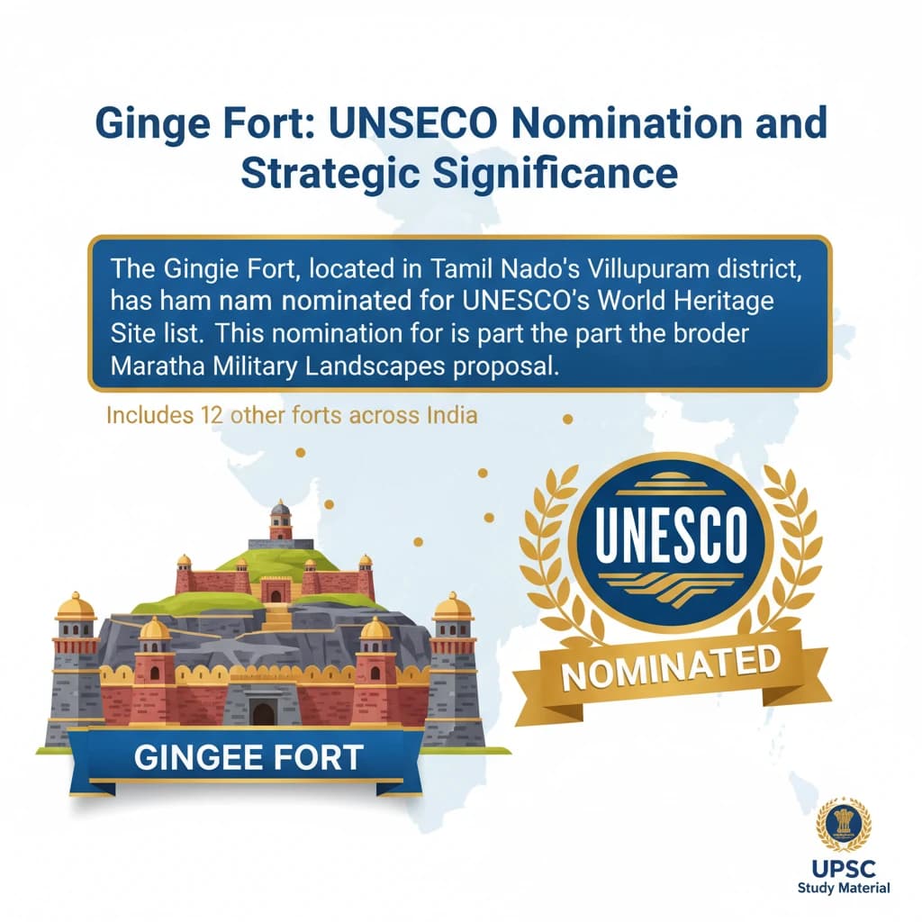 Gingee Fort Nominated for UNESCO World Heritage Site