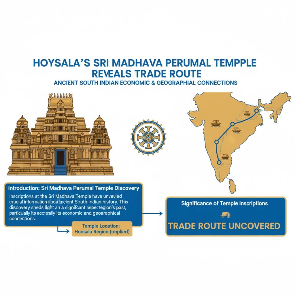 Hoysala
’s Sri Madhava Perumal Temple Reveals Trade Route