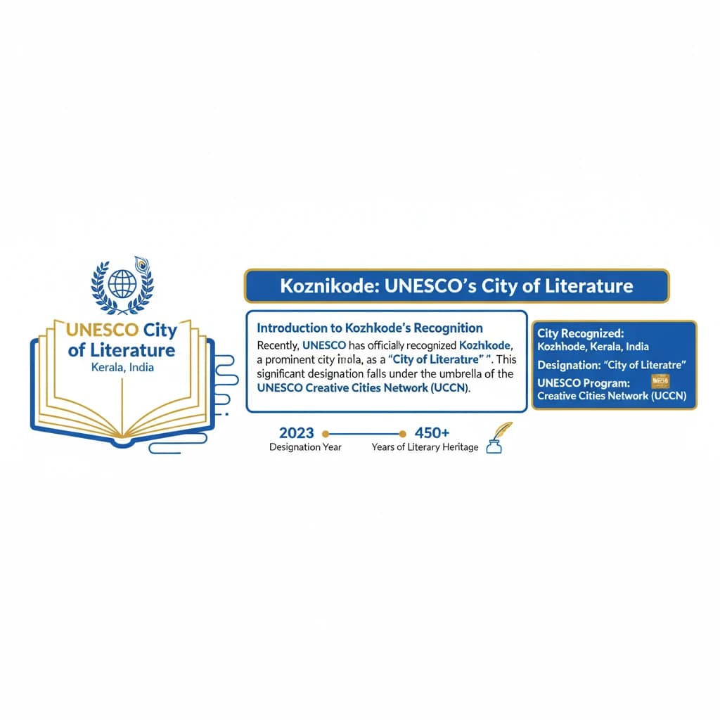 Kozhikode, UNESCO
’s City of Literature