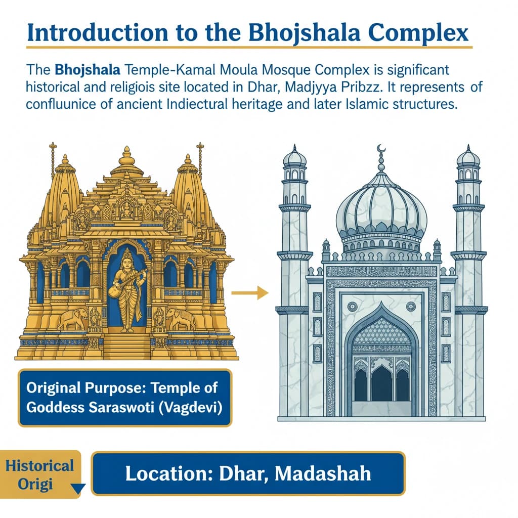 What is the Bhojshala Temple-Kamal Maula Mosque Complex?