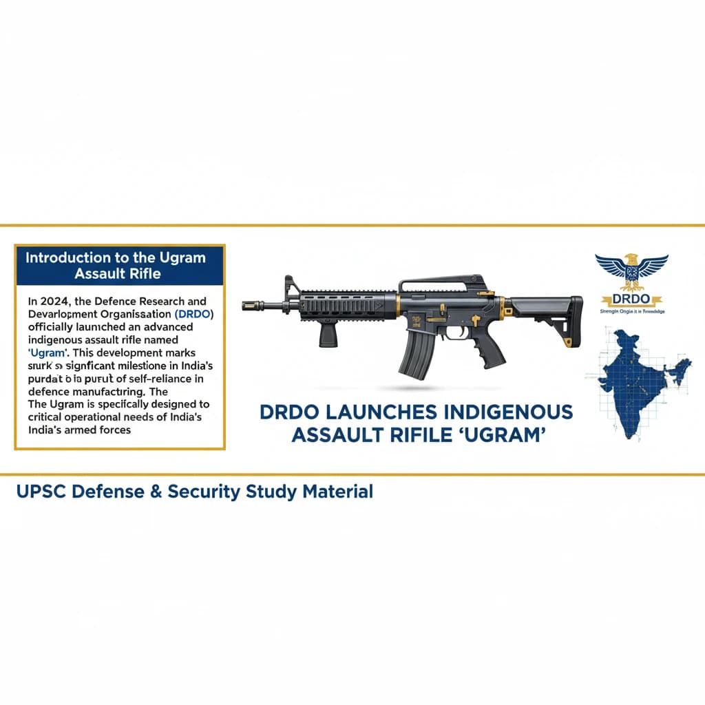 DRDO Launches Indigenous Assault Rifle ‘Ugram’