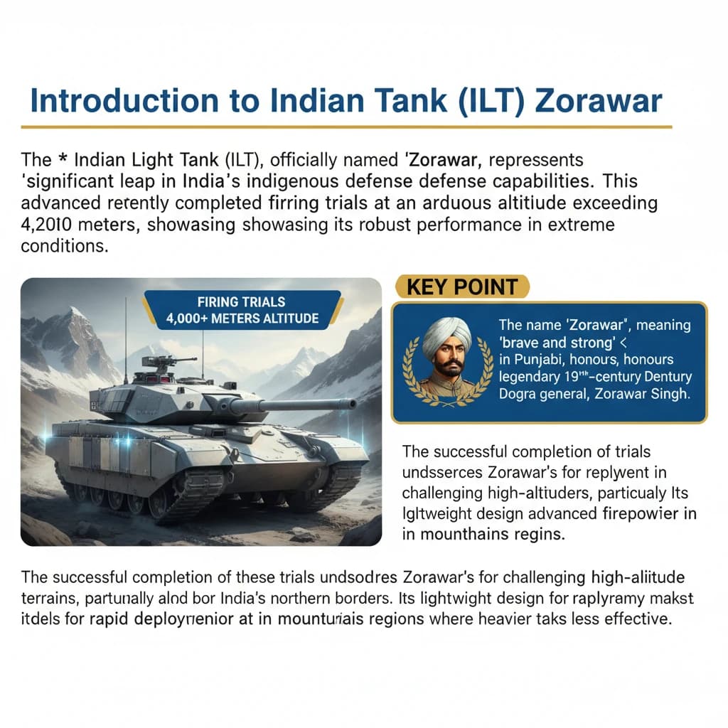 Indian Light Tank (ILT) Zorawar