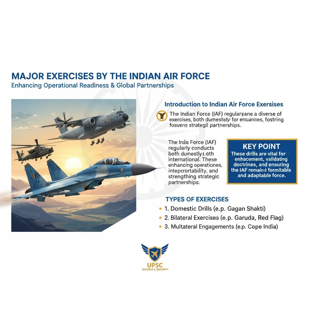 What are the Major Exercises Conducted by the Air Force?