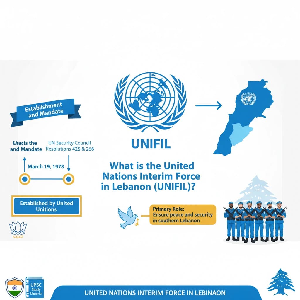 What is the United Nations Interim Force in Lebanon (UNIFIL)?