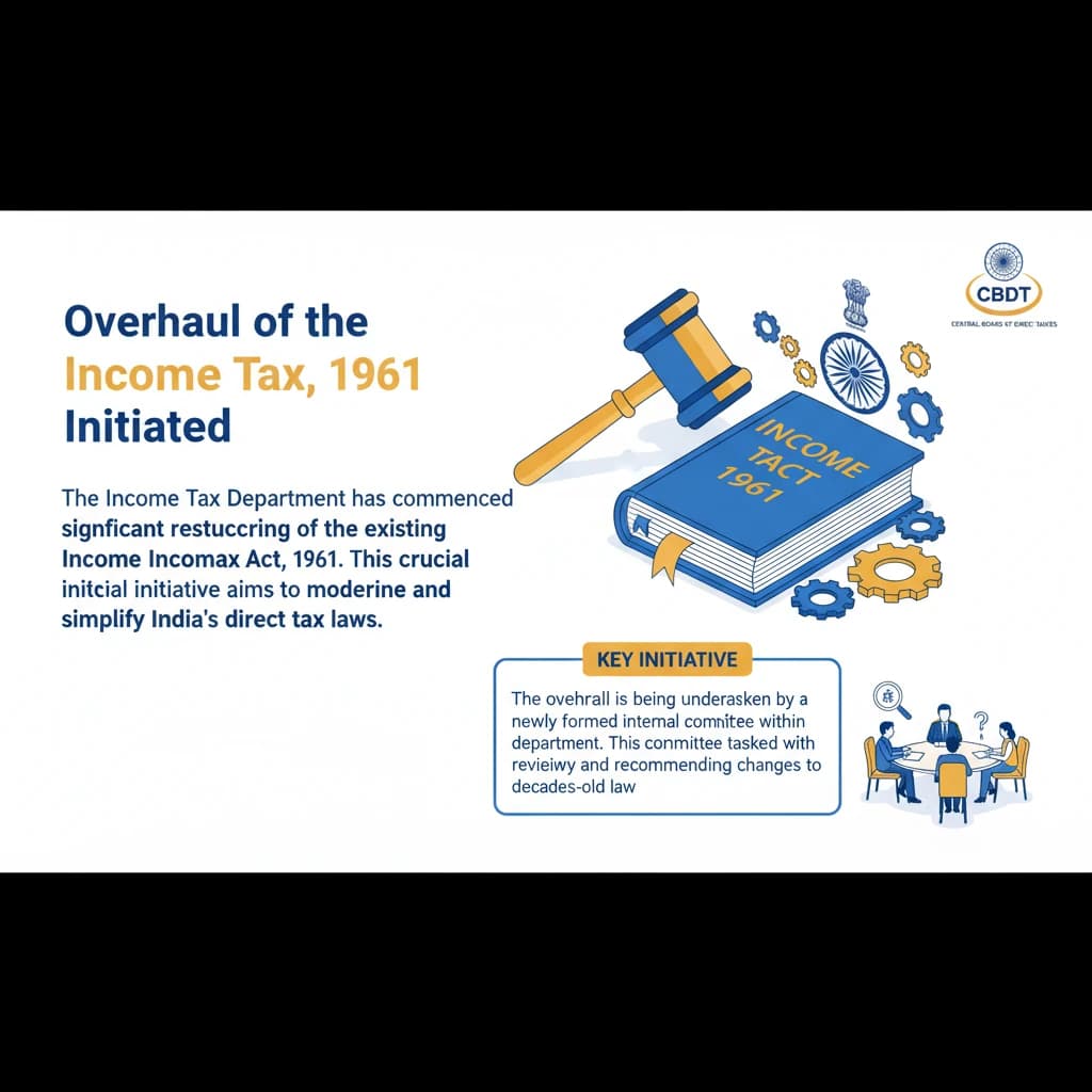 CBDT to Overhaul Income Tax Act 1961