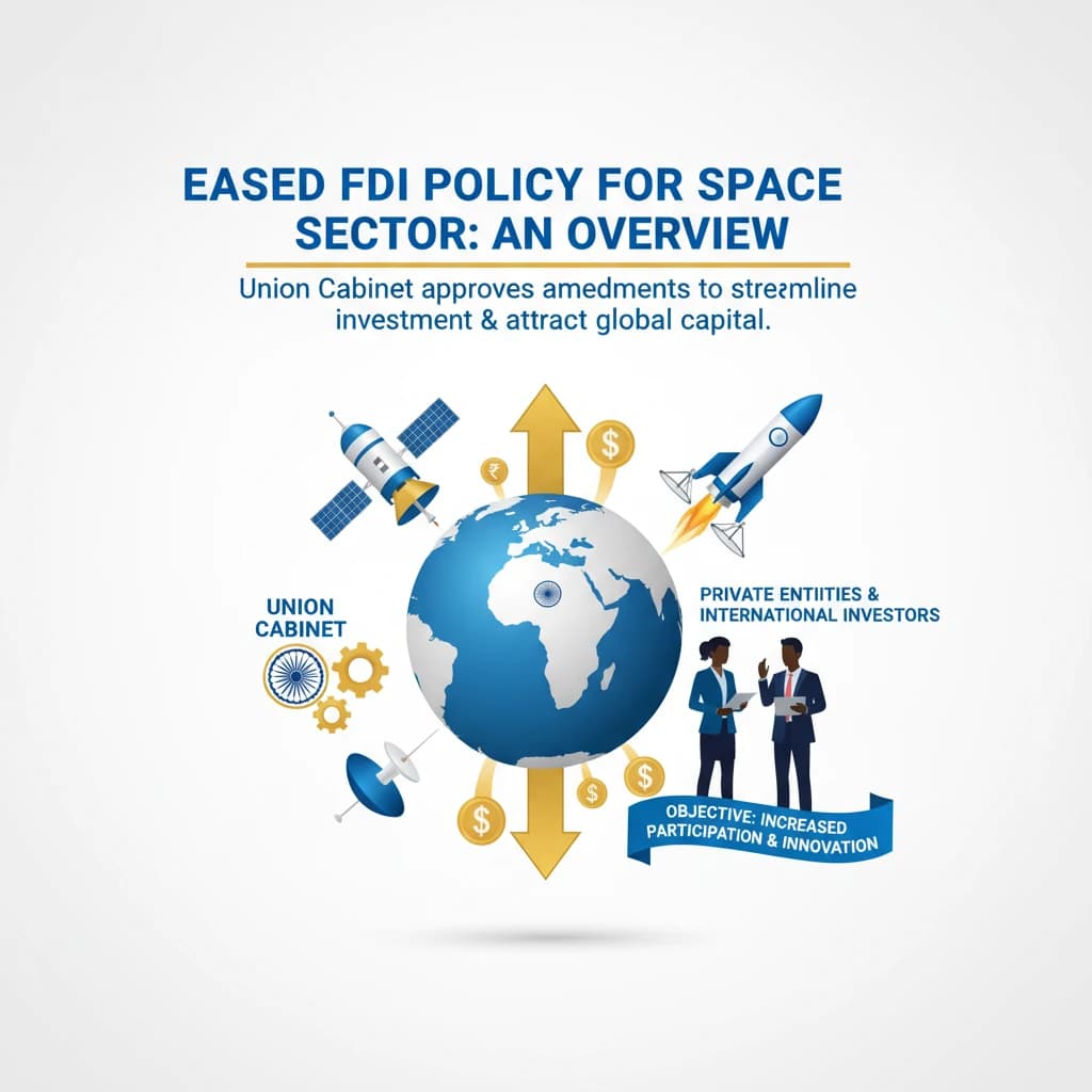Eased FDI Policy for Space Sector