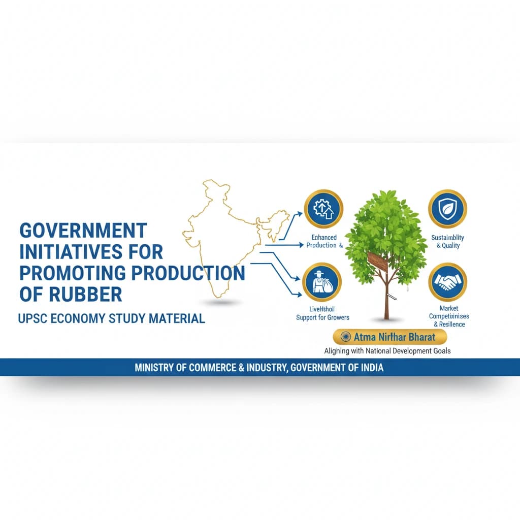 Government Initiatives for Rubber Production: Schemes & Policy