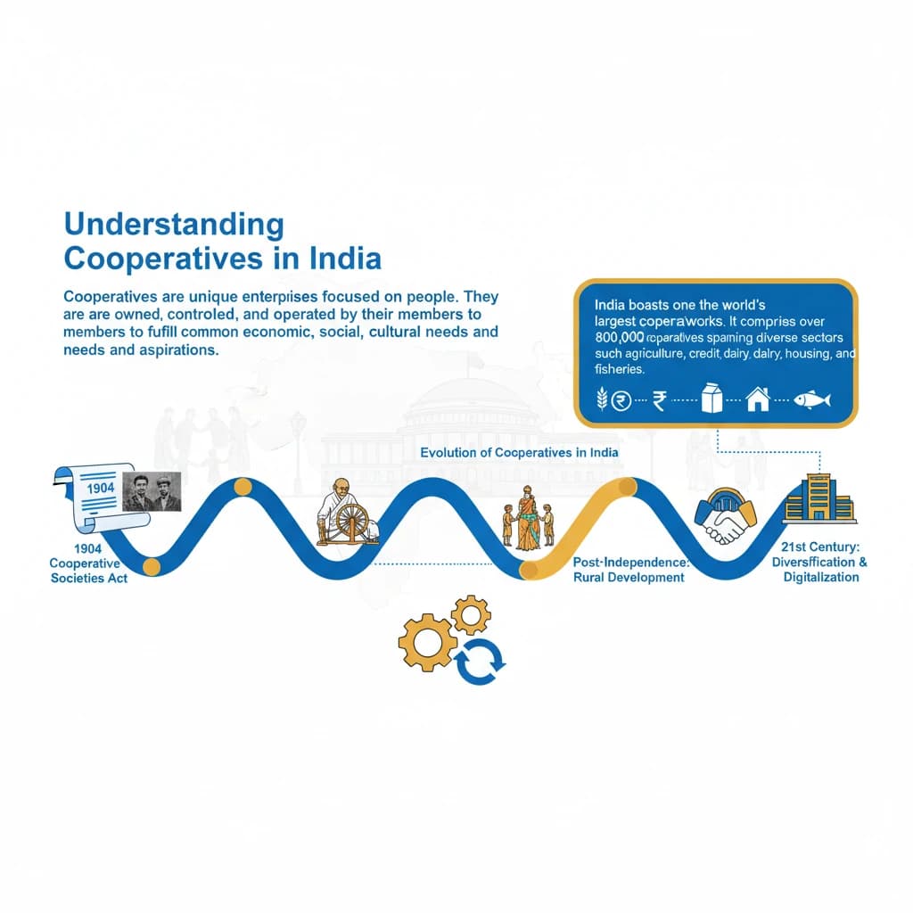 How did Cooperatives Evolve in India?
