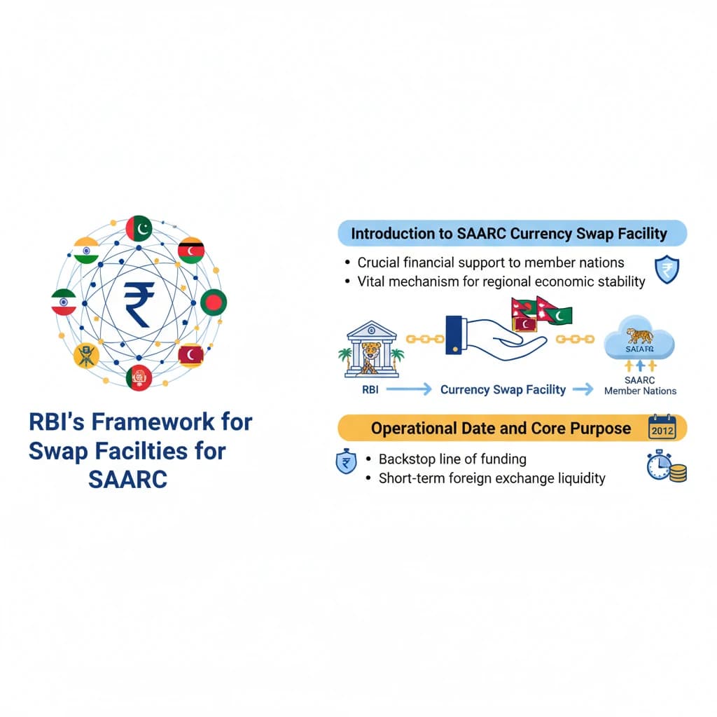 RBI’s Framework for Swap Facilities for SAARC