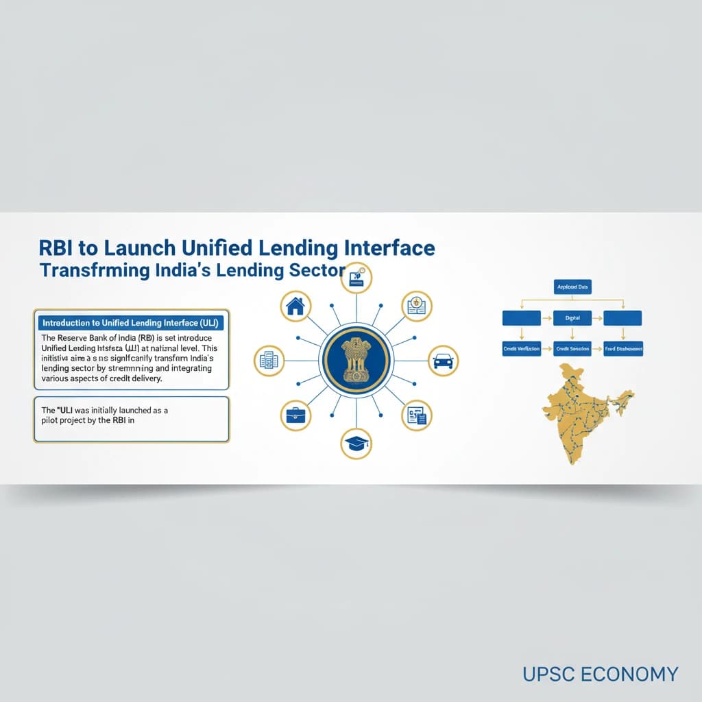 RBI to Launch Unified Lending Interface