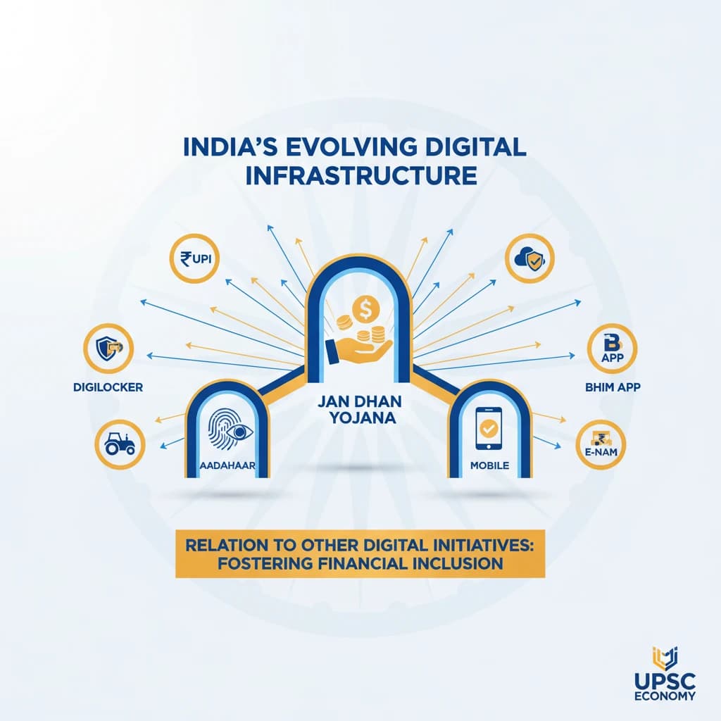 ULI & Digital Infrastructure: Integration with JAM & UPI for Financial Inclusion