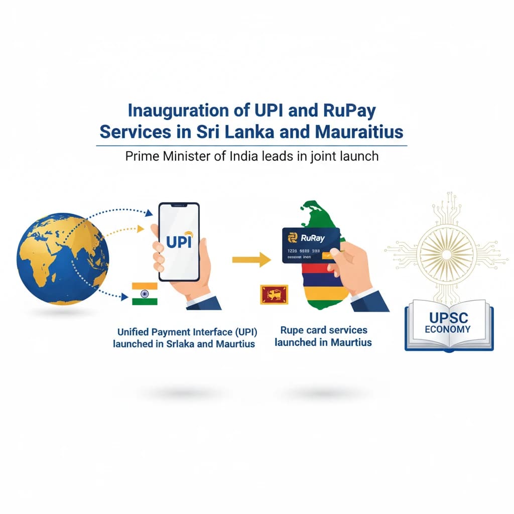 UPI Services in Sri Lanka and Mauritius