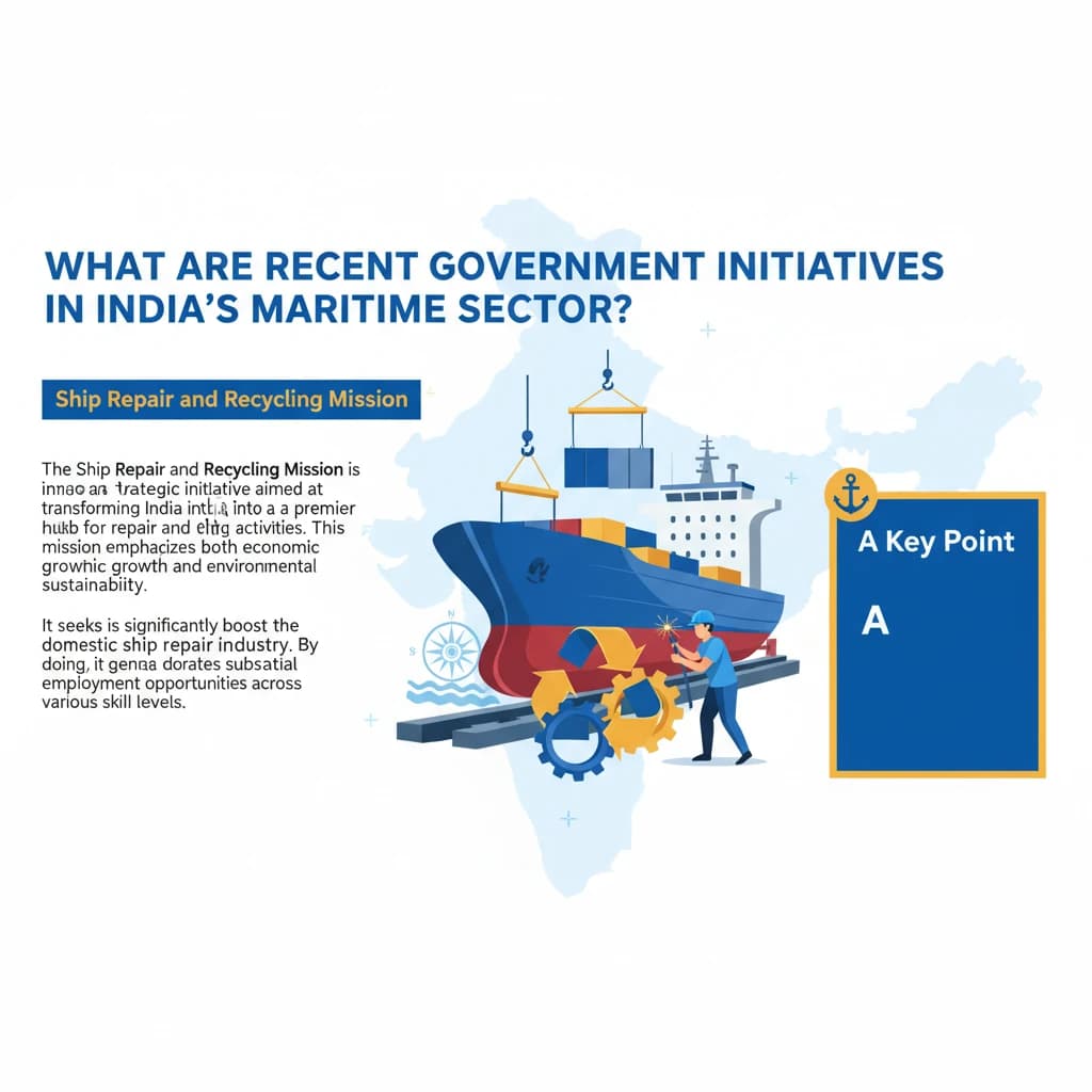 What are Recent Government Initiatives in India’s Maritime Sector?
