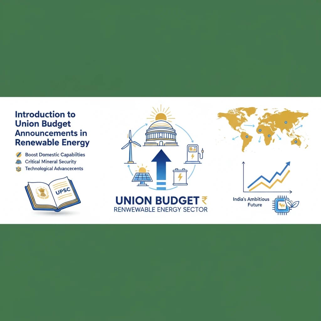 What are Union Budget Announcements in the Renewable Energy Sector?