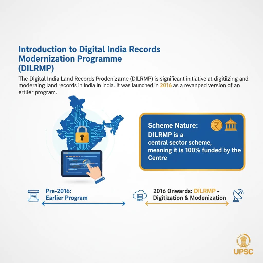 What is Digital India Land Records Modernization Programme (DILRMP)?