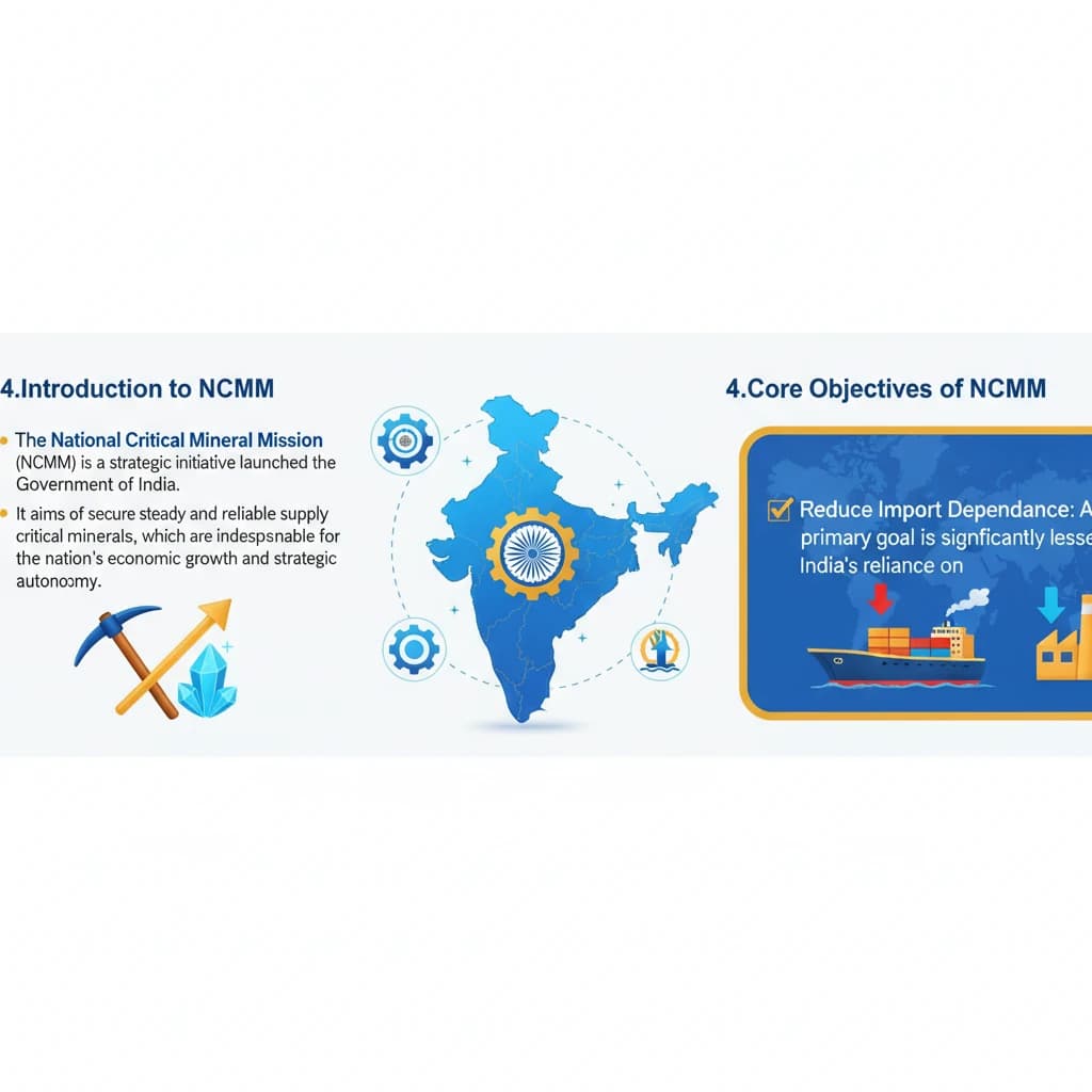 What is the National Critical Mineral Mission (NCMM)?
