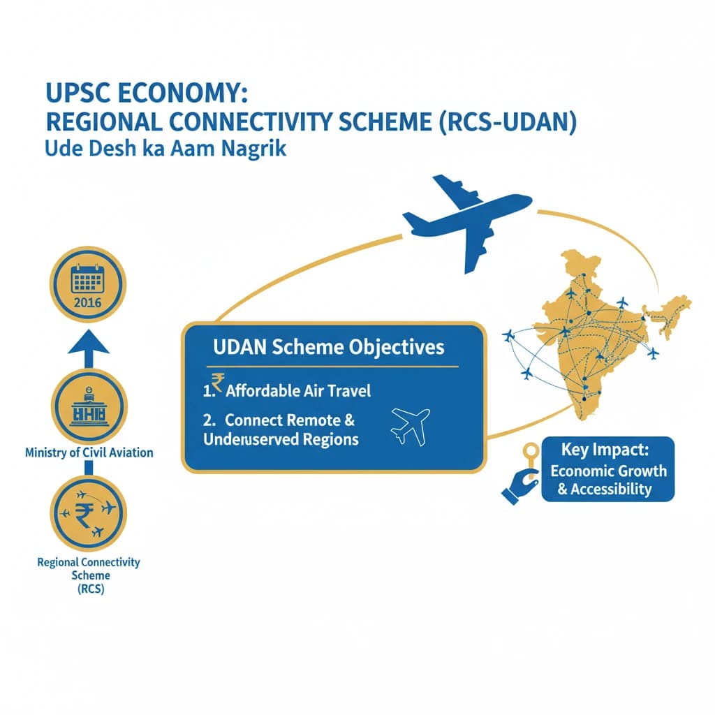What is the Regional Connectivity Scheme (RCS-UDAN)?